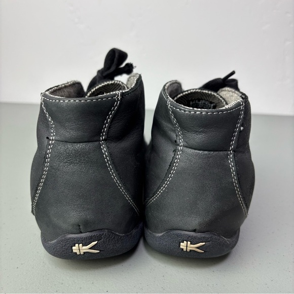 Kuru Aalto Women's Chukka Boots Orthotic Lace Up Black Leather 11.5 - Picture 9 of 16